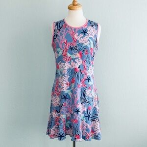 AnaClare Under the Sea Flounce Dress